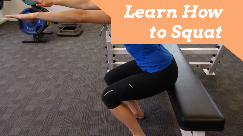 Learn to squat (bodyweight squat)