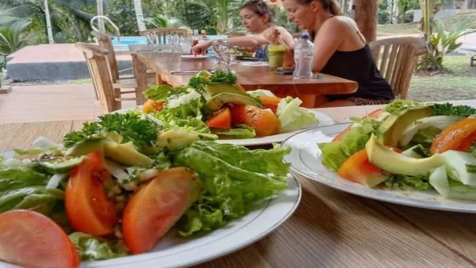 Receive three nourishing meals every day at Bali Green Retreat, with the opportunity to participate in a juice cleansing program.