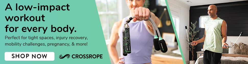 Crossrope Show Now image of three different people using Crossrope to get stronger, fitter, faster.